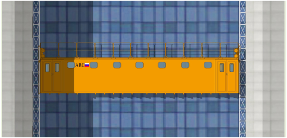 Подъемник «Арк-Высотспас» вместимостью до 100 человек