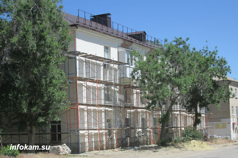    КАпитальный ремонт дома №5 на улице Молодёжной (май 2025 года)