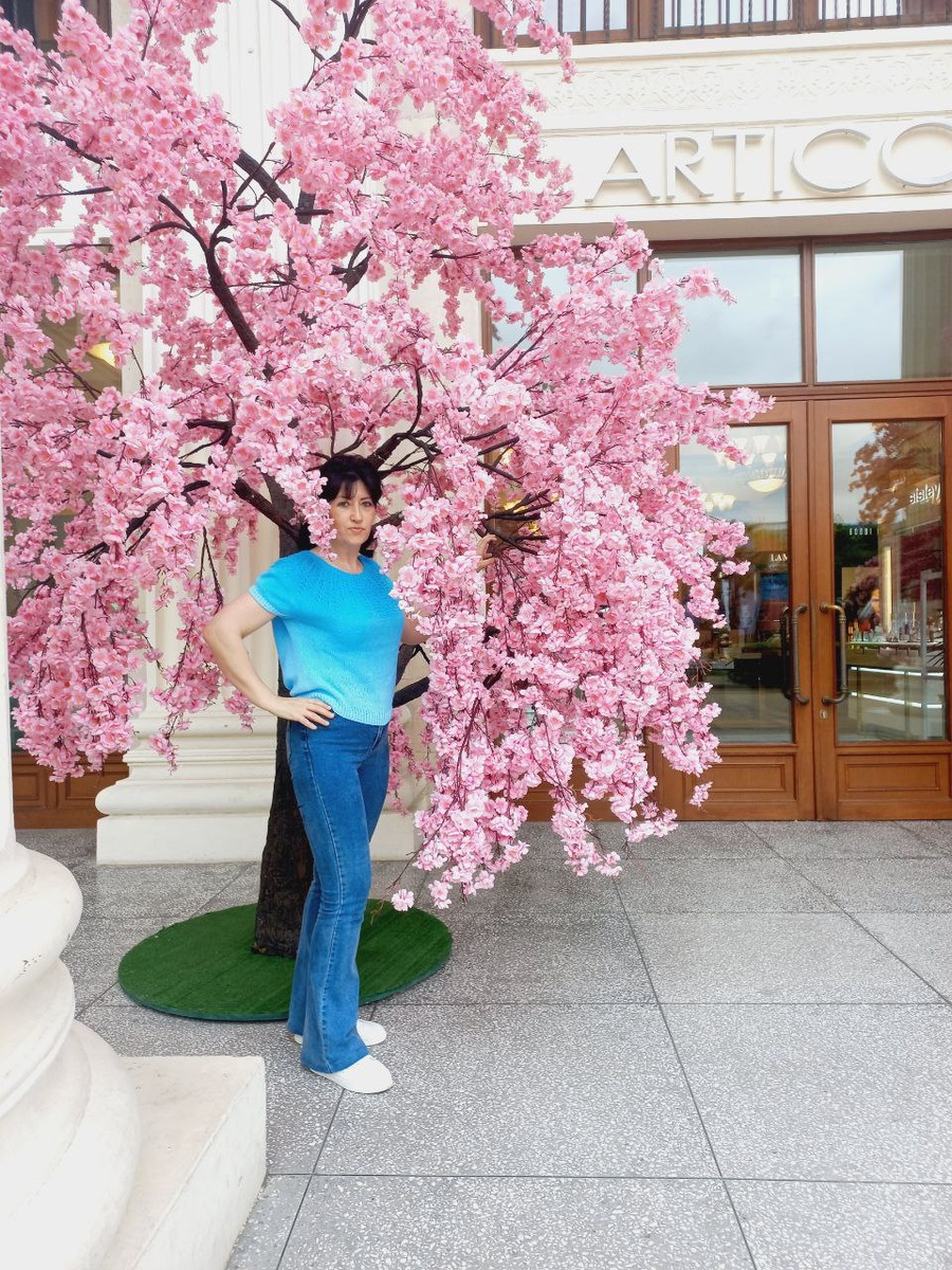 Бирюзовый топ с узором "зернышки" - ссылка на мастер-шоу в конце статьи