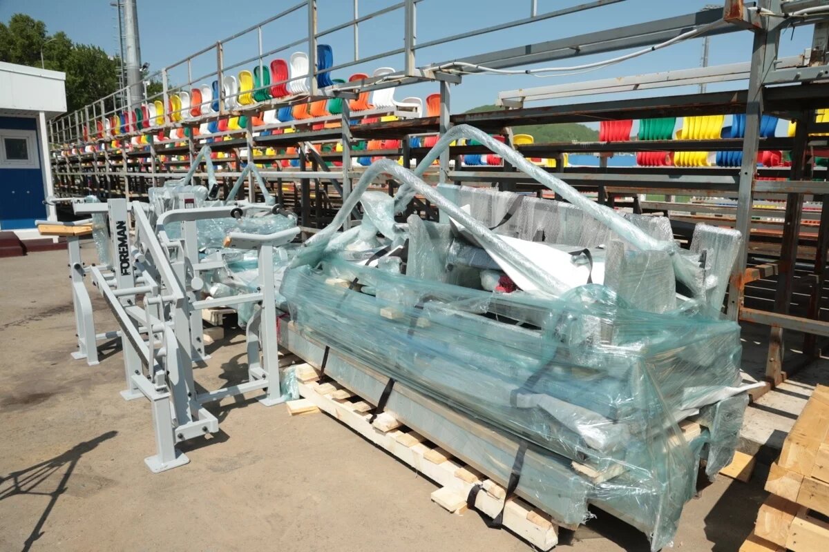    Тренажеры «Форман» доставили на стадион «Спартак» в столицу Камчатки