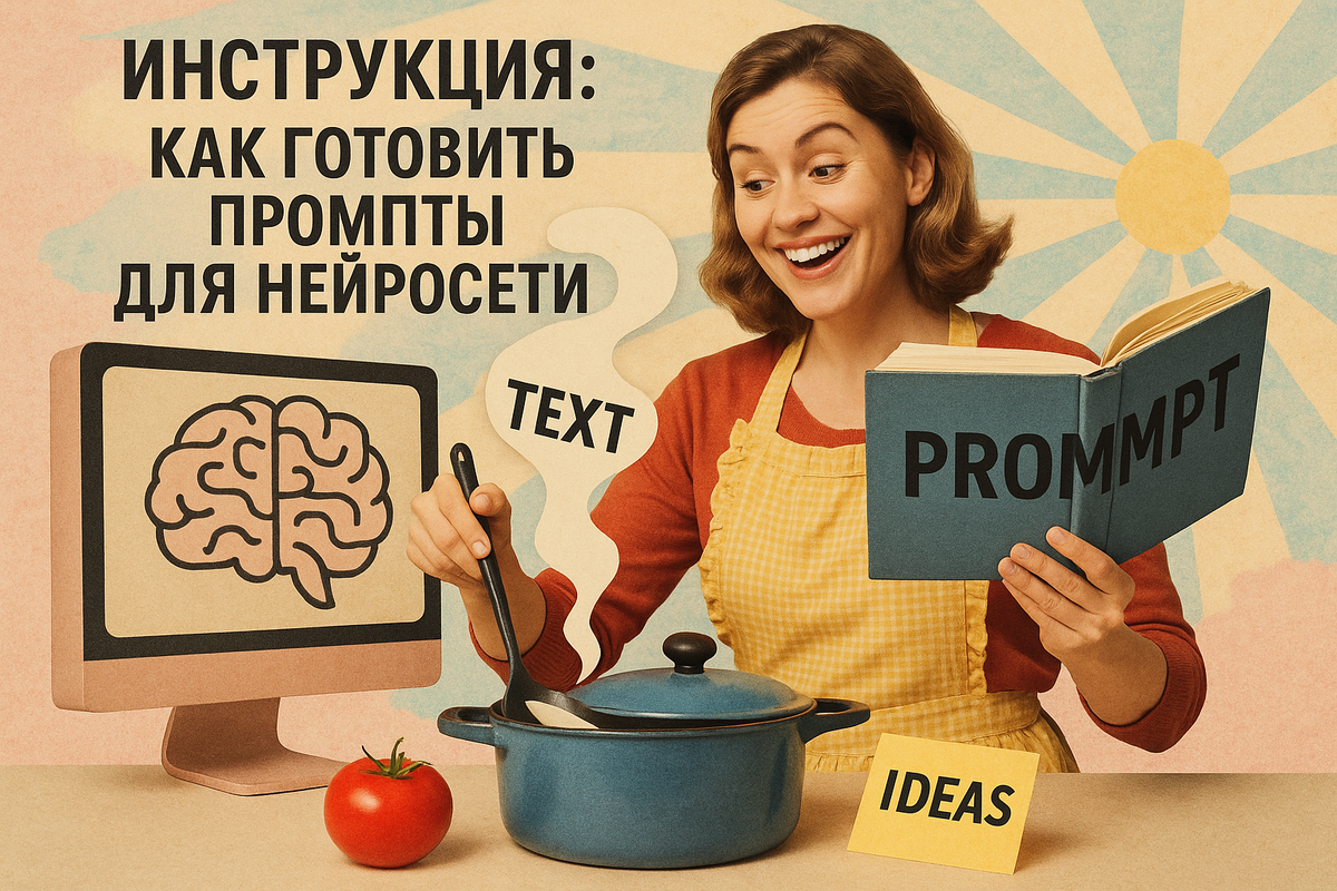 Как готовить промпты для нейросети (и писать контент с удовольствием)