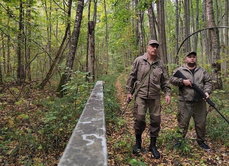    Охрана заповедника патрулирует лес регулярно. Фото: Заповедник "Калужские Засеки"