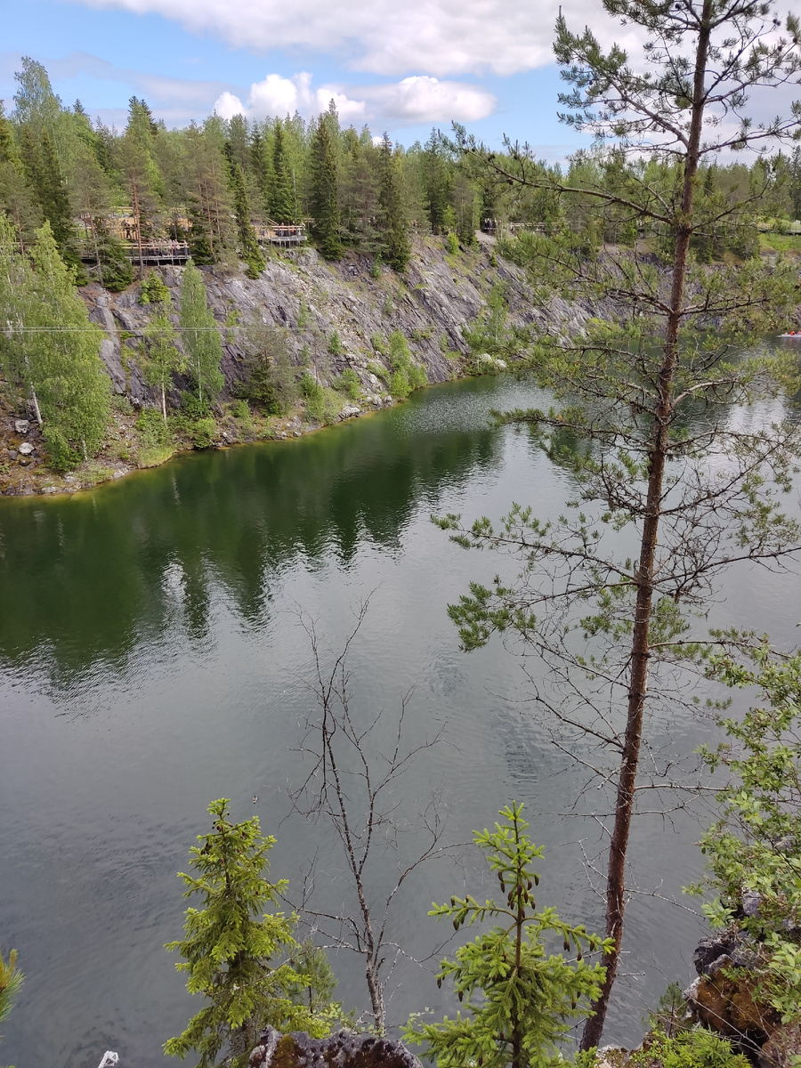 Рускеала - исключительно красивое место! 