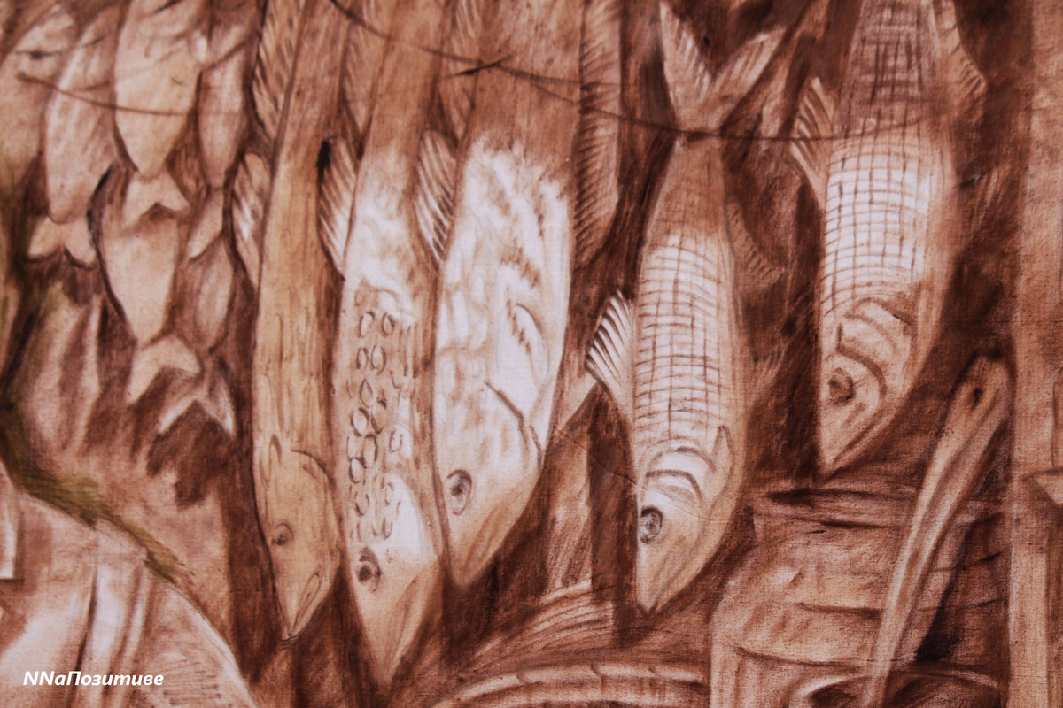 Панно "Рыбная лавка"