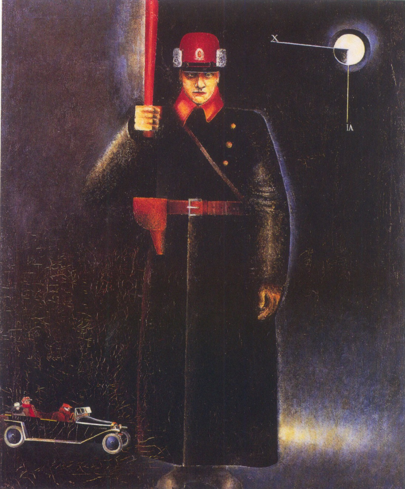 Милиционер. Худ. К.А. Вялов, 1923.