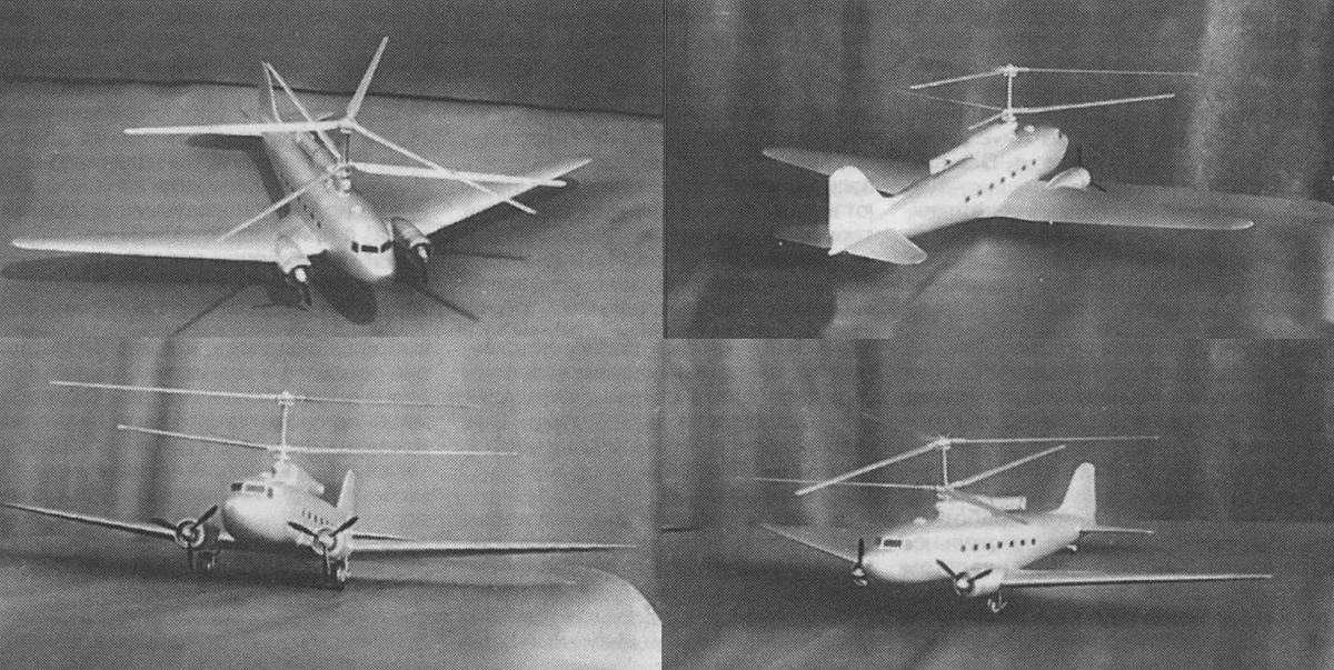 Модель винтокрыха Х