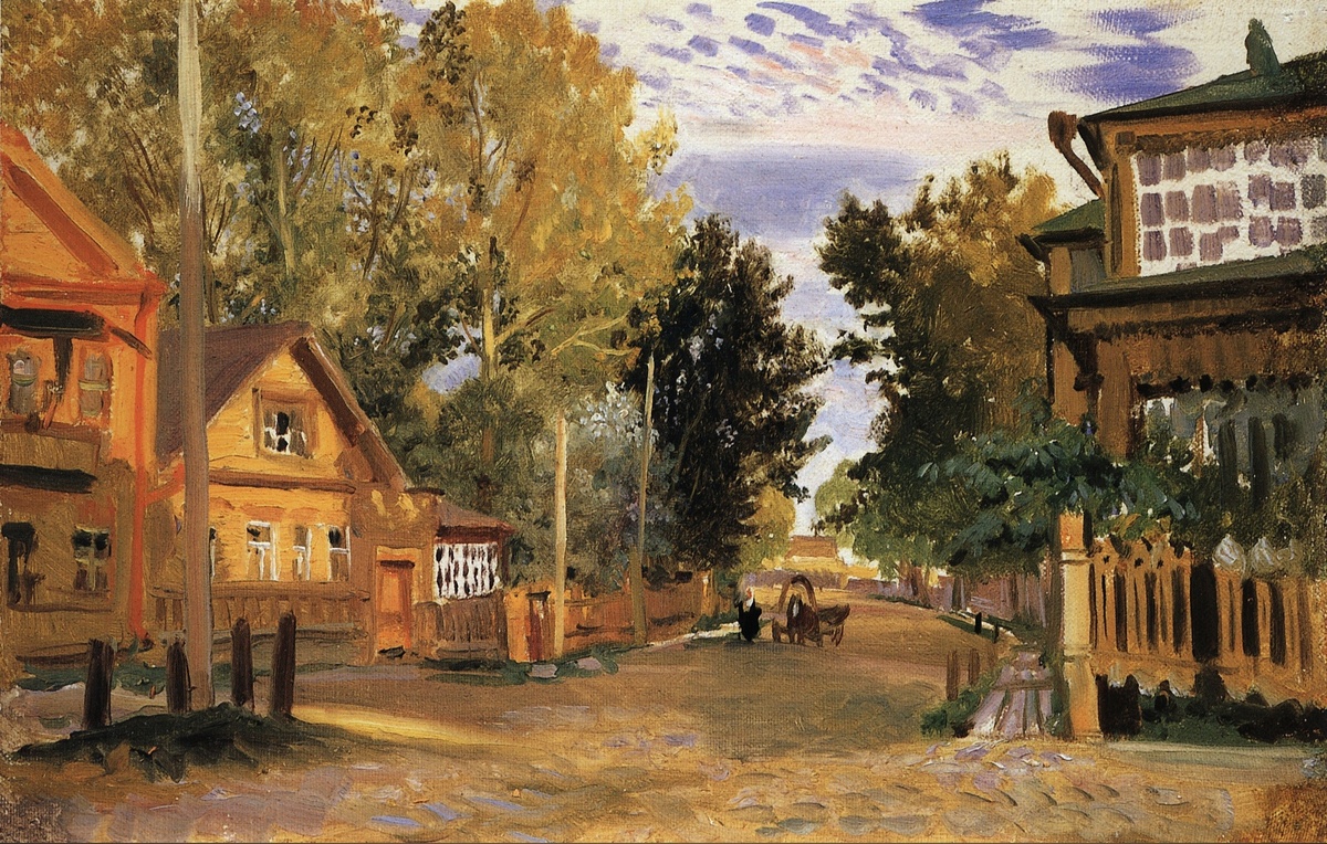Старая Русса, Б. Кустодиев