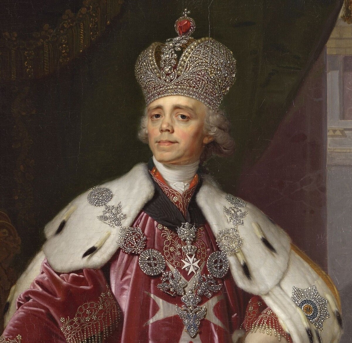 Павел I Петрович — император Всероссийский с 1796 по 1801 год. Представитель династии Гольштейн-Готторп-Романовых, сын Екатерины II и Петра III.