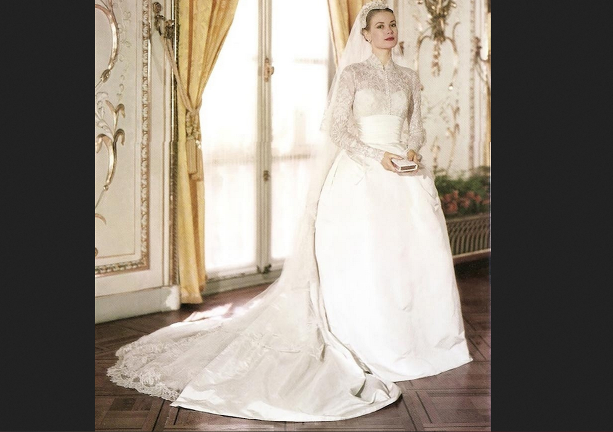 Грейс Келли в подвенечном платье. Фото из открытого источника в Яндексе