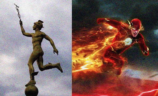 Гермес чем-то очень сильно напоминает супергероя Флэша, не находите?