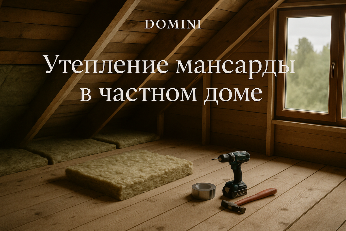    Утепление мансарды: пошаговое руководство для Подмосковья