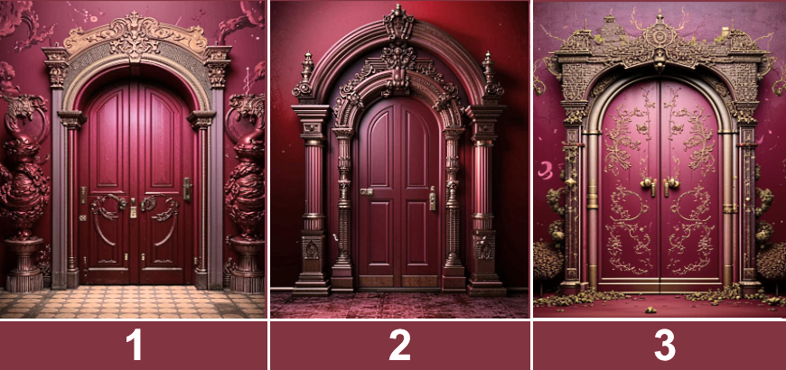 Выберите дверь