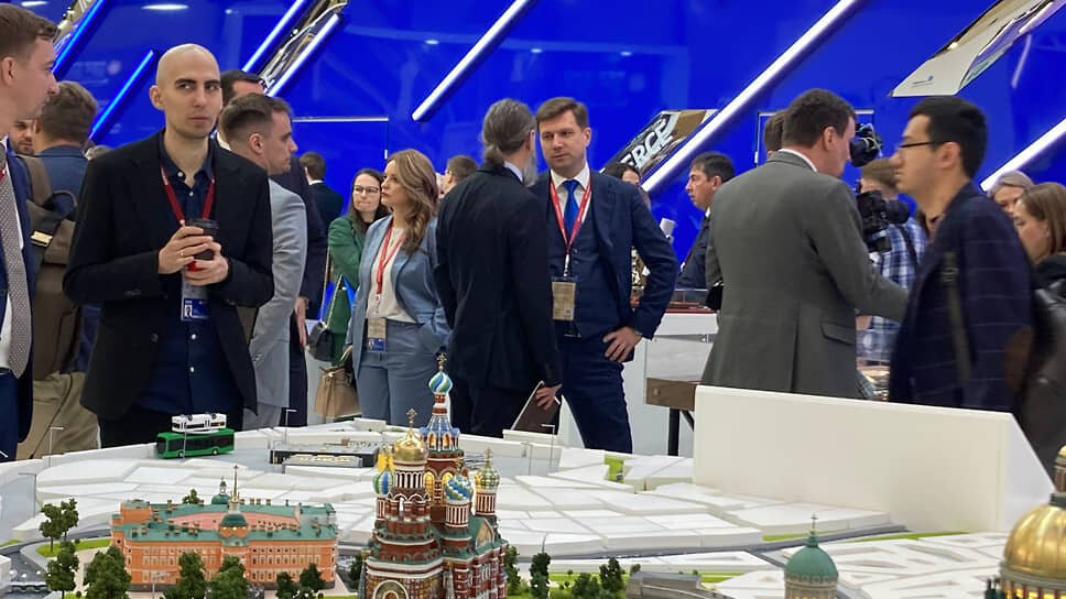 Вице-губернатор Петербурга Николай Линченко на полях Петербургского международного экономического форума.📷Фото: Александра Тен, Коммерсантъ