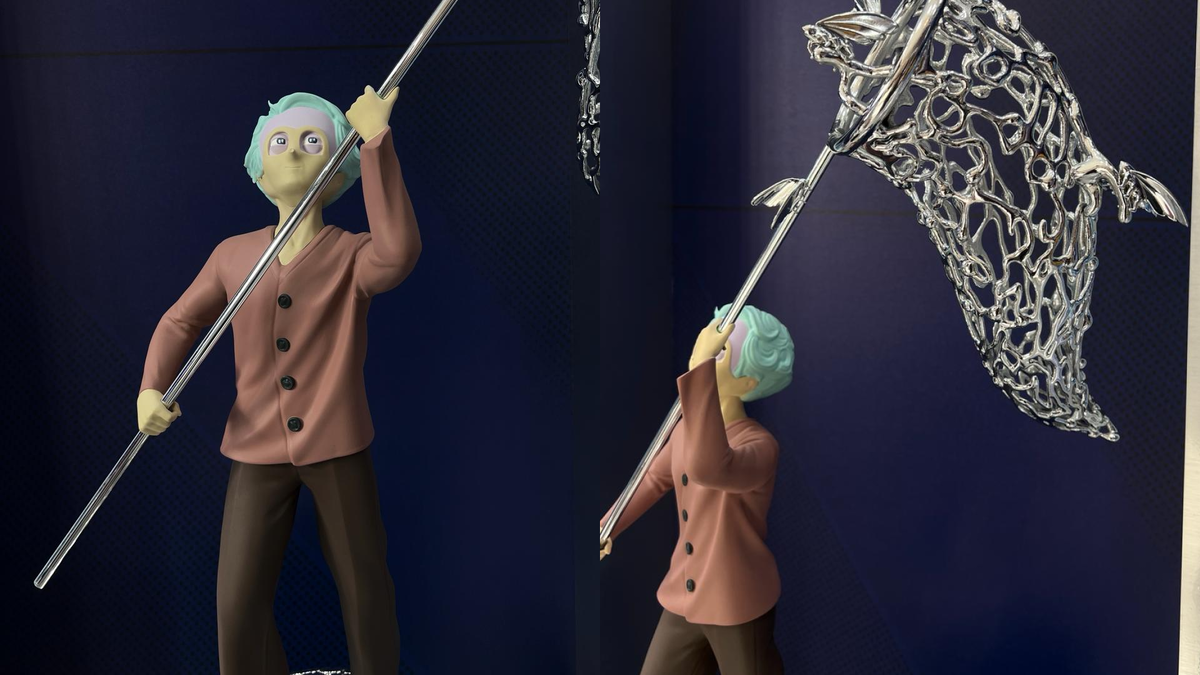    Детальные фото скульптуры. Фото: пресс-службы Stargift и фонда «ФРОНТМЕД»