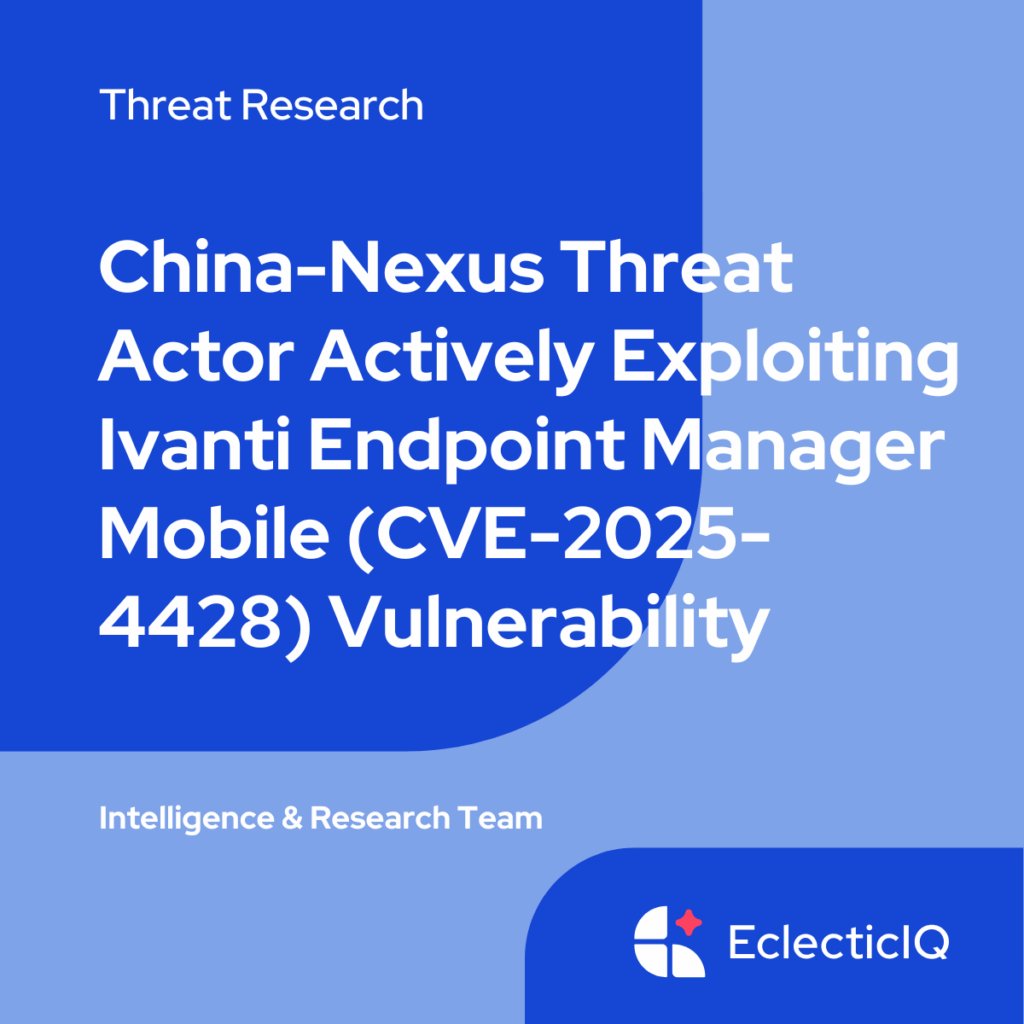    Источник: blog.eclecticiq.com