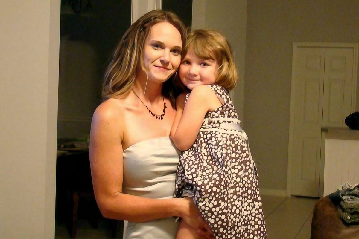 Мишель с дочкой