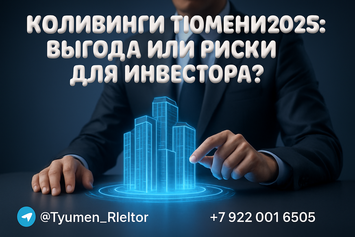    Коливинги Тюмени 2025: выгода или риски для инвестора? Святослав Шакин