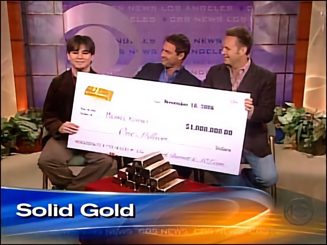 Майкл Кирни с призом в 1 000 000 долларов