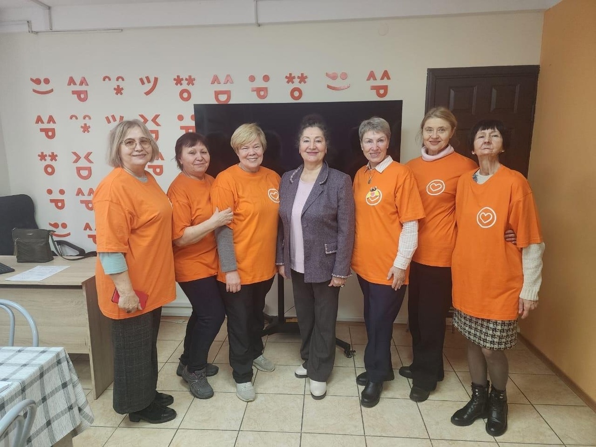    Сливина — одна из первых серебряных волонтёров Калининградской области. Фото: сообщество ВК Добро Центр «Молоды душой 39»