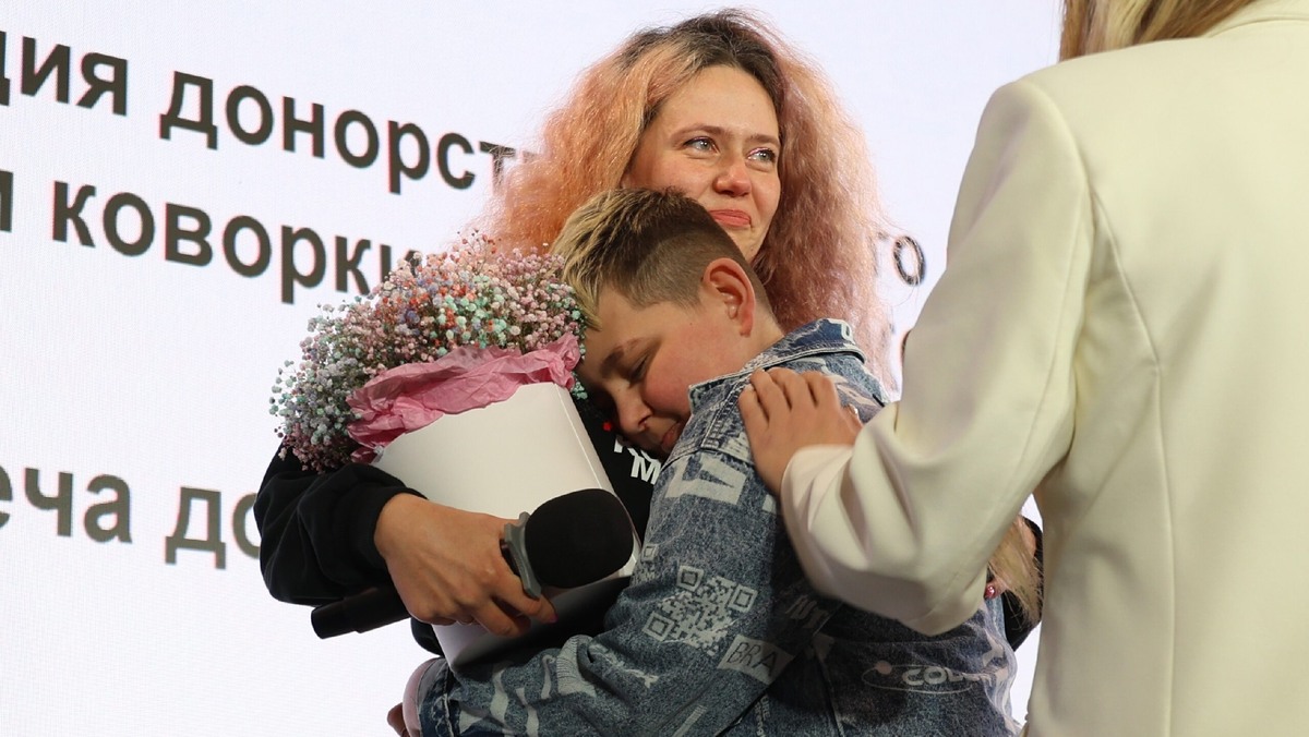    Долгожданная встреча донора и реципиента прошла 14 мая в Москве. Фото: из личного архива Леси Ионовой