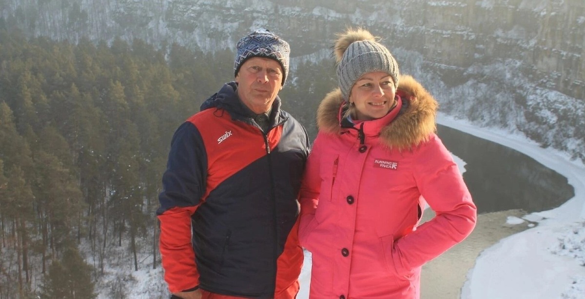    Оксана с отцом Владимиром Викторовичем. Фото: из личного архива героини