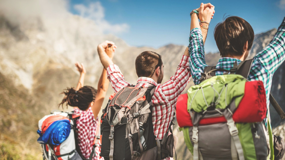 Вот так представляла себе путешествие среди друзей.