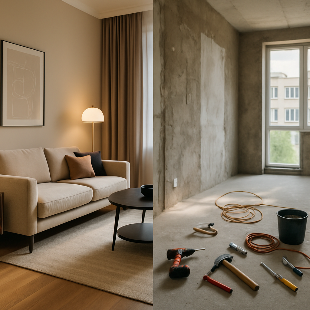    отделка квартиры: как выбрать между ремонтом и готовым интерьером в 2025 году Михаил Невелев