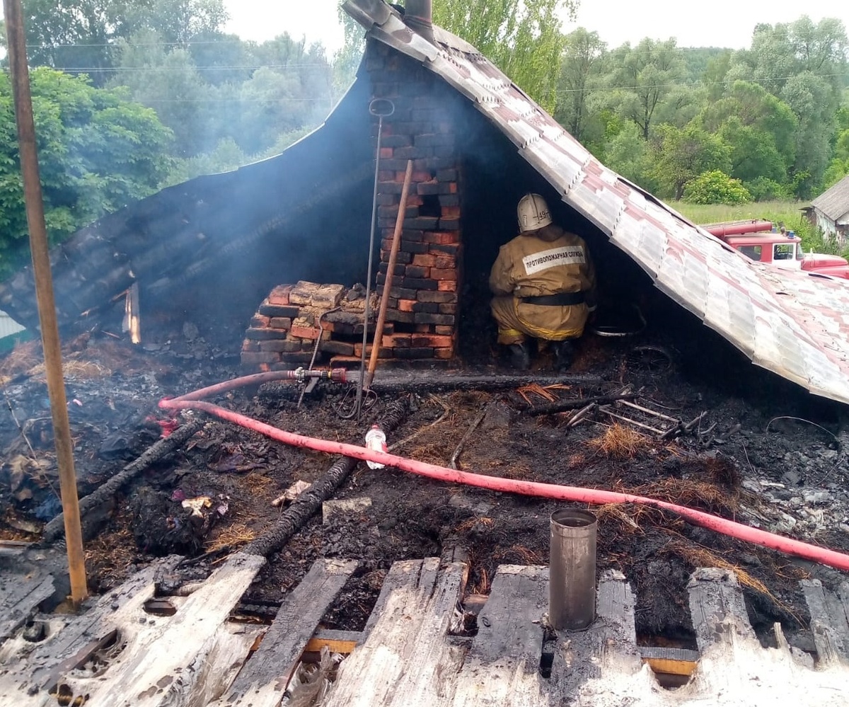 Фото: противопожарная служба Курской области