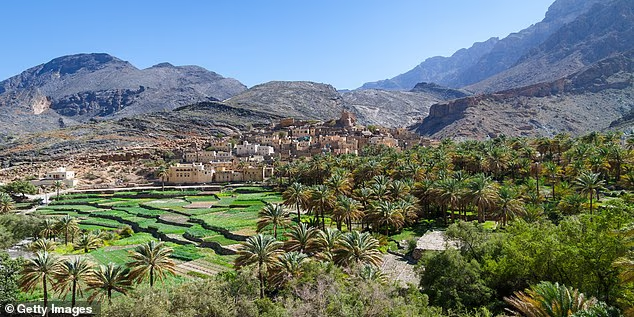 Выброс раскаленной породы был обнаружен под восточной частью Омана, недалеко от гор Хаджар (на фото)