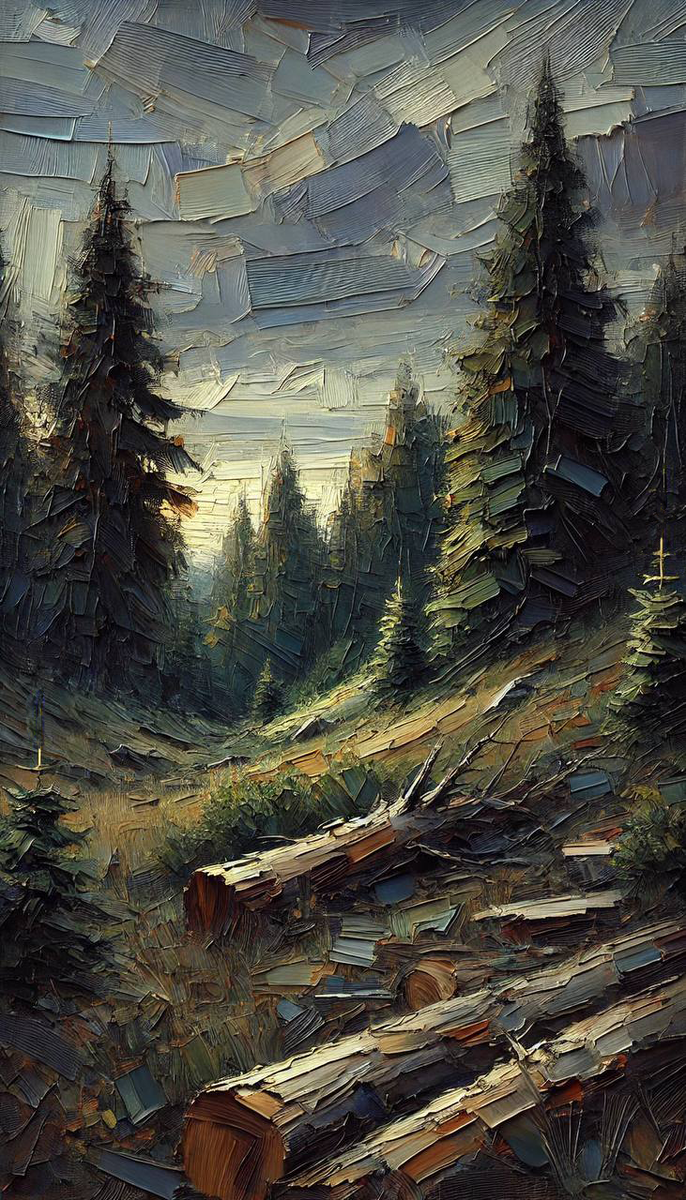 Поваленные деревья