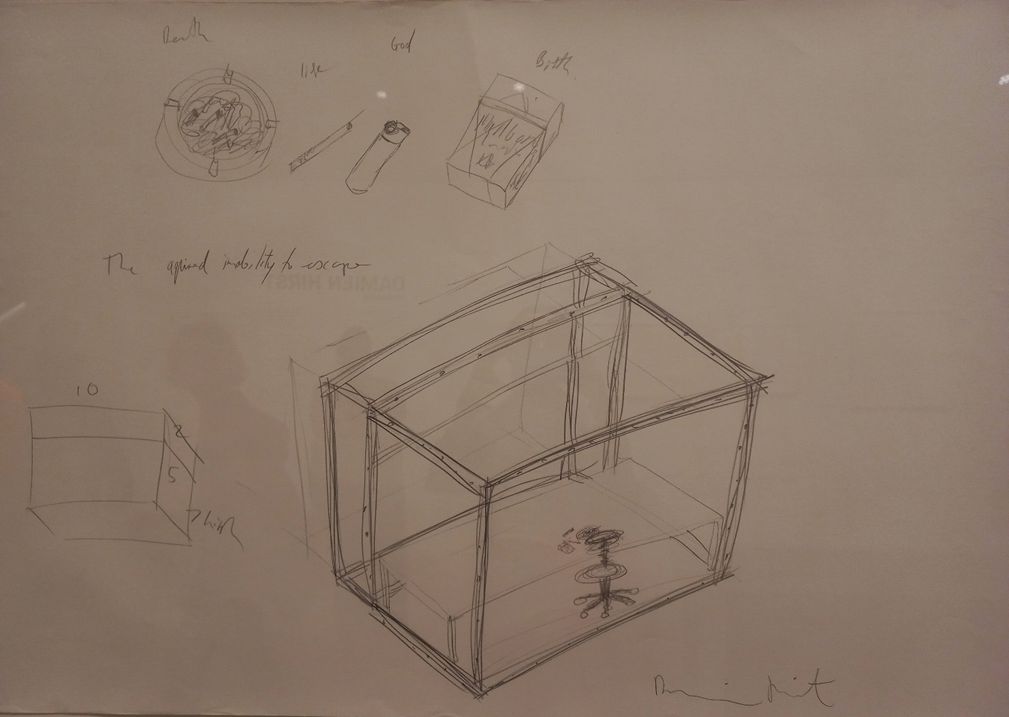 Д.Хёрст. Приобретенная невозможность побега (Смерть, Жизнь, Бог, Рождение), 2002 г.