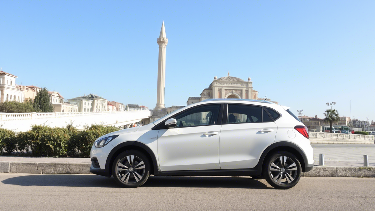 Арендованный автомобиль а Анталии 