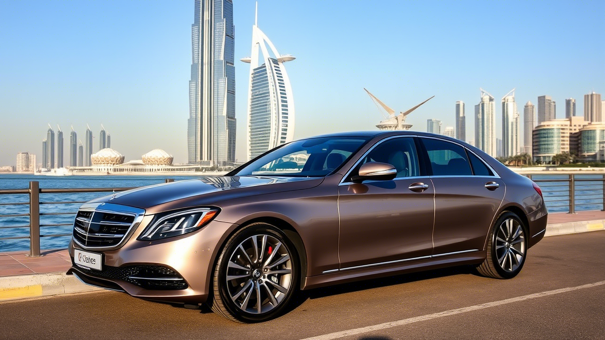 Арендованный автомобиль в Дубае