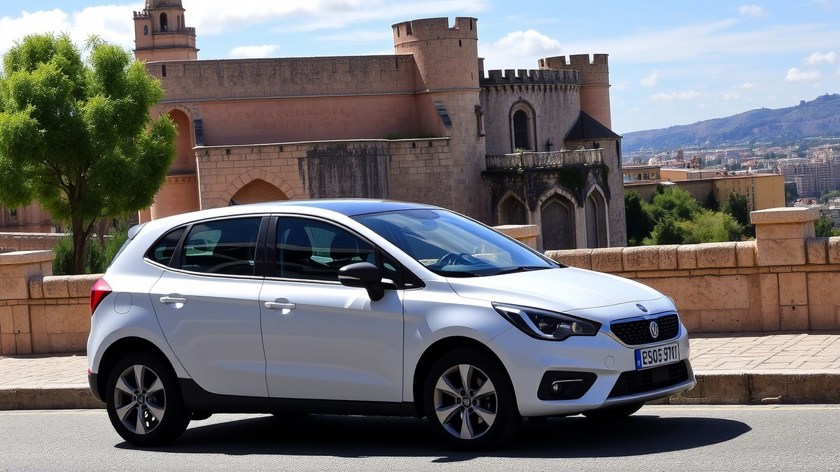 Арендованный автомобиль в Испании 