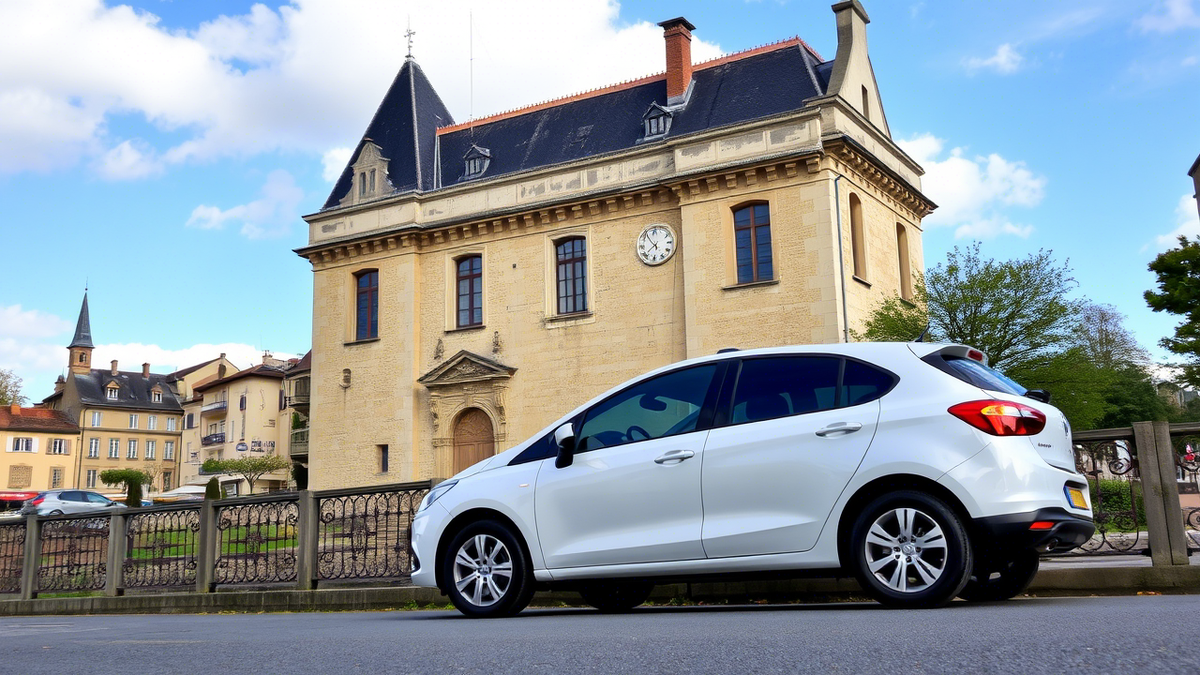 Арендованный автомобиль во Франции 