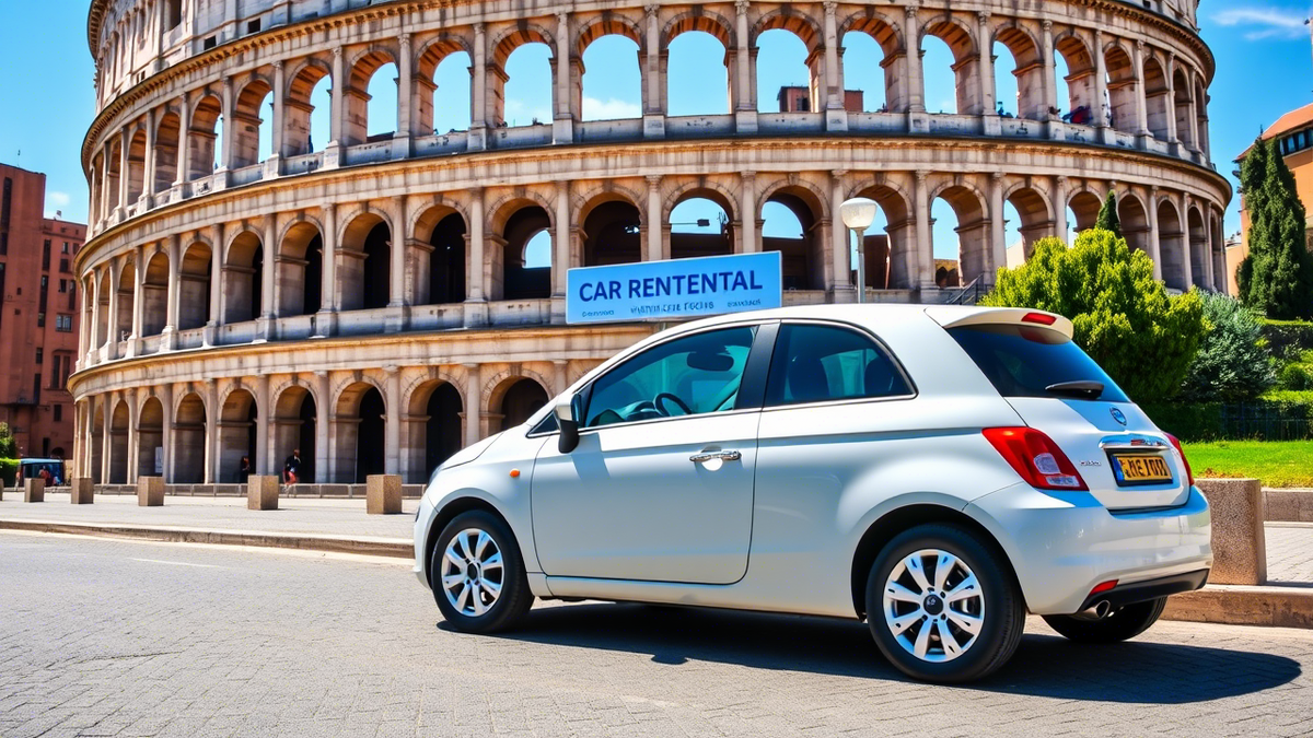 Арендованный автомобиль в Италии 