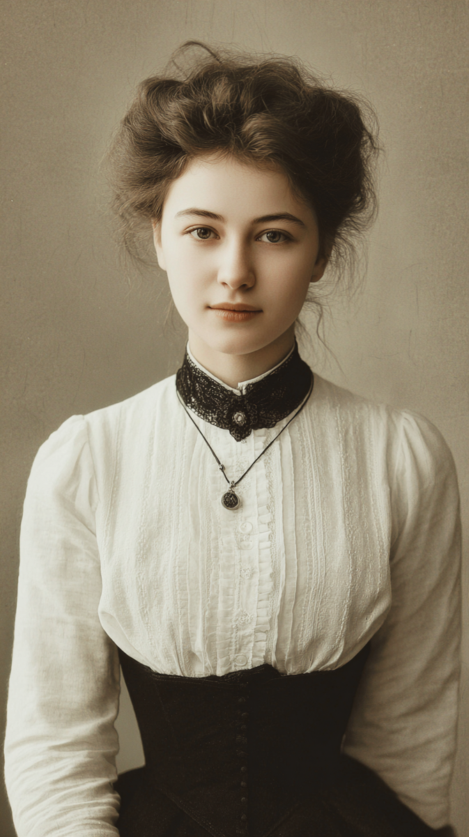 Такой видит Ковалевскую искусственный интеллект. И этот образ показался мне особенно удачным. Моя работа с помощью нейросетей