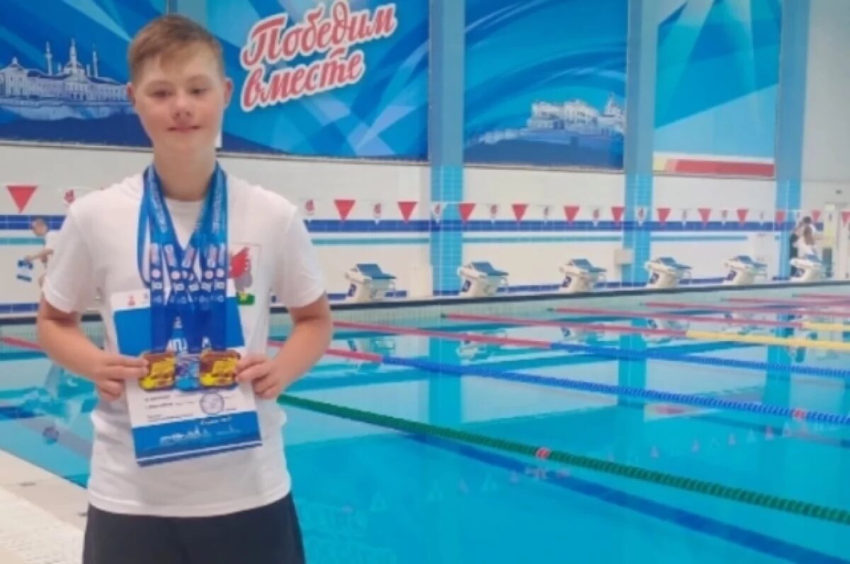    Калужанин взял две награды Всероссийского турнира по плаванию