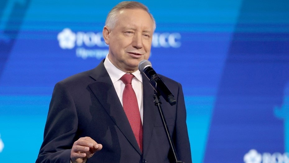    Губернатор Петербурга Александр Беглов на торжественном открытии ПМЭФ. Автор фото: Александр Демьянчук / ТАСС