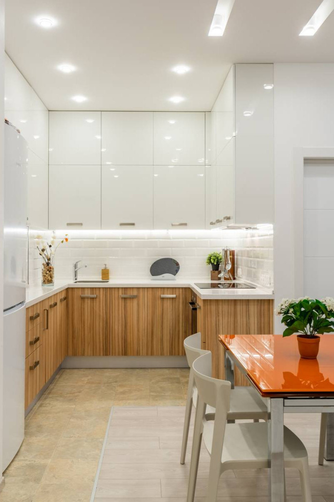 Проект выполнен в П-образной планировке