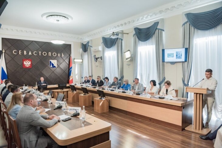  📷Заседание градостроительного совета при правительстве Севастополя. Источник: sev.gov.ru.