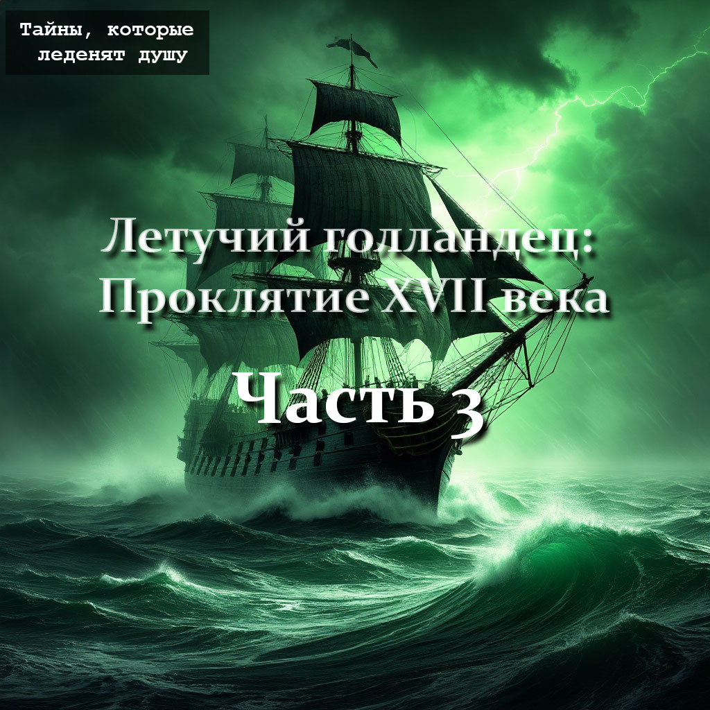 Художественная реконструкция «Летучего голландца», вдохновленная картинами маринистов XIX века