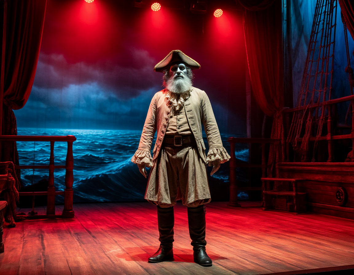 Художественная реконструкция сцены из оперы Рихарда Вагнера «Летучий голландец»