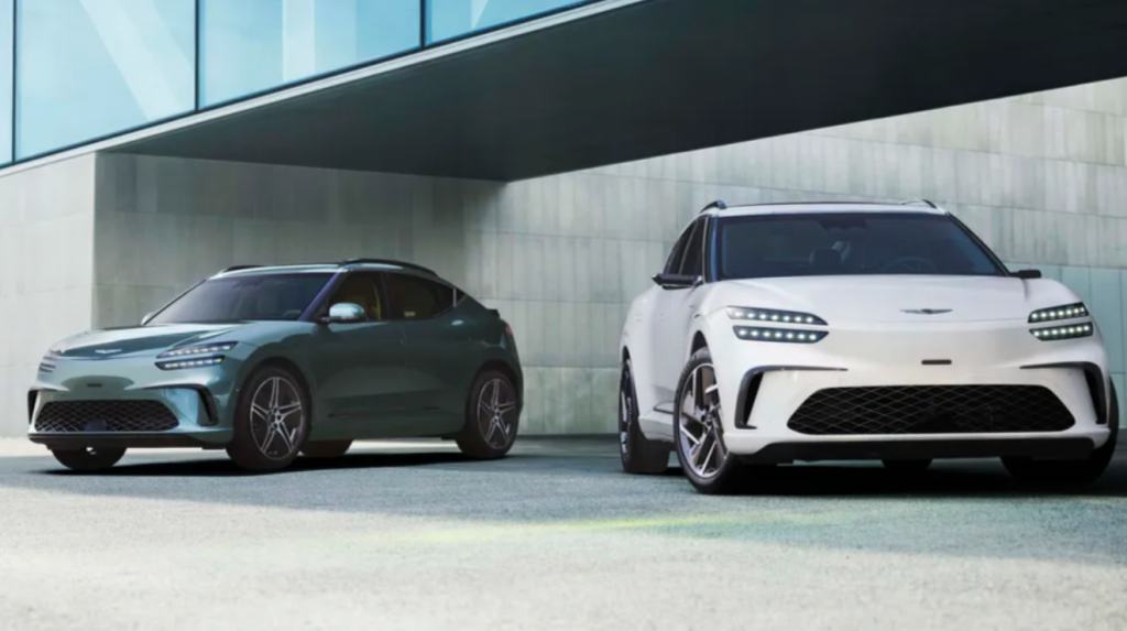 Genesis GV60 2025 года: рестайлинг быстрой электрички!