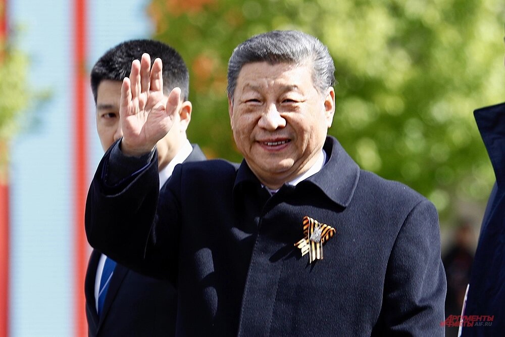    Си Цзиньпин на Параде Победы. Фото: АиФ/ Игорь Харитонов