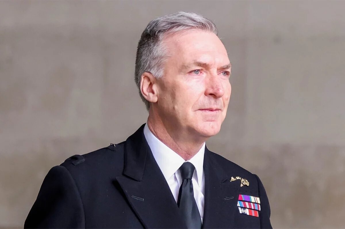    Начальник штаба обороны Великобритании адмирал Энтони Радакин.