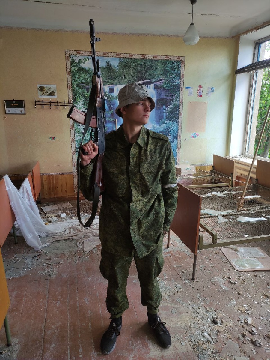 Во время службы в поселке Нескучное Великоновоселковского района ДНР