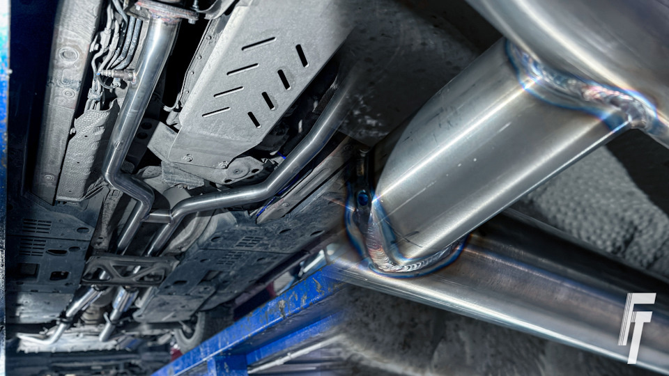 Новая выхлопная система на Lexus GS350