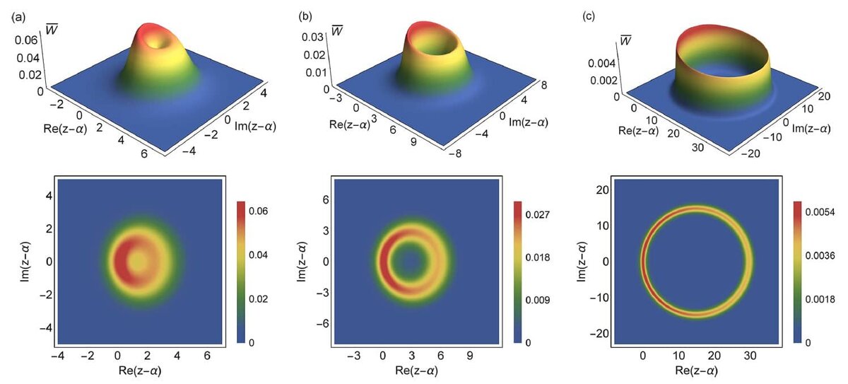    Рисунок 2. Функция Вигнера негауссовой формы / © Евгений Андрианов, Олег Толстихин, Physical Review A