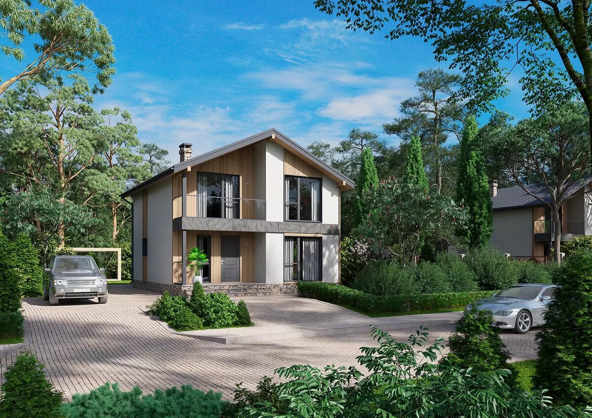 Проект двухэтажного дома «Зальцбург-125»